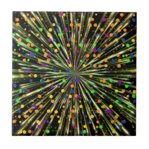 Azulejo Luces abstractas y coloridas - Hermosas