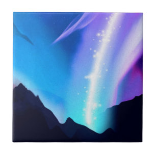 Azulejo Luces boreales
