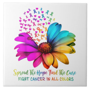 Azulejo Luchar contra el cáncer en todas y cada una de las
