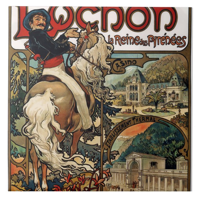 Azulejo Luchon, Mucha (Frente)