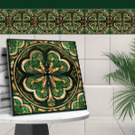 Azulejo Lucky Four Leaf clover lujo<br><div class="desc">Lucky Four Leaf clover lujo</div>