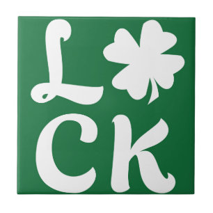 Azulejo Lucky Shamrock