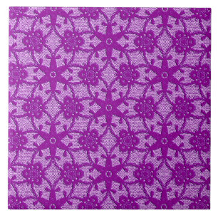 Azulejo Lugar antiguo - amatista morado