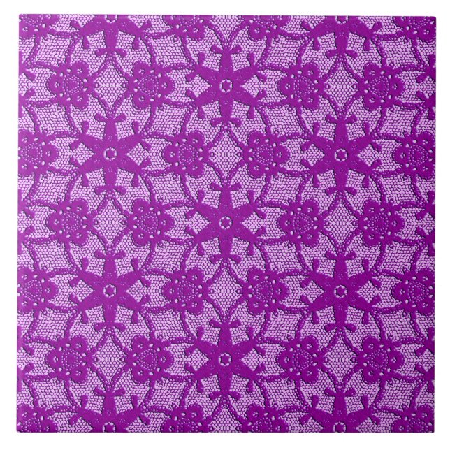 Azulejo Lugar antiguo - amatista morado (Frente)