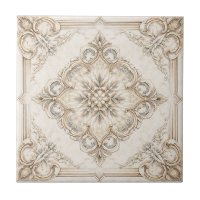 Azulejo Lujo Intemporal Arquitectura Clásica (Frente)