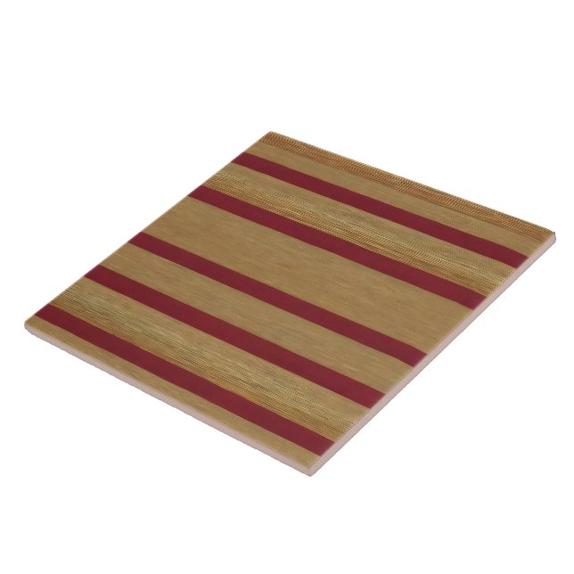 Azulejo Lujo Linen Modern Burgundy Gold Collection (Lado)