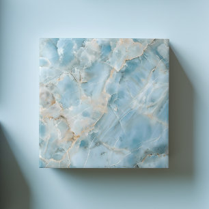 Azulejo Lujosa Piedra Preciosa Azul Claro Estética Moderna