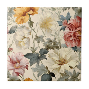 Azulejo Lujoso y lujoso contraportado acuarela