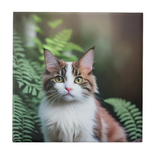 Azulejo Lulu El Gato Ragdoll, Tile Cerámico