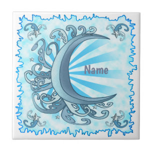 Azulejo Luna creciente Scrolly