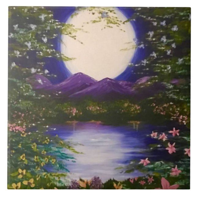 Azulejo Luna Llena (Frente)
