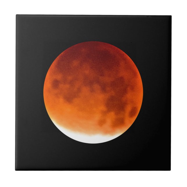 Azulejo Luna Roja Ascendente (Frente)