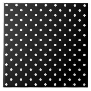 Azulejo Lunares negros y blancos