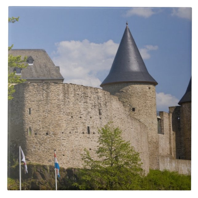 Azulejo Luxembourg, Sure River Valley. Bourscheid, (Frente)