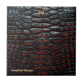 Azulejo Luxury Executive Monogram Premium Leather