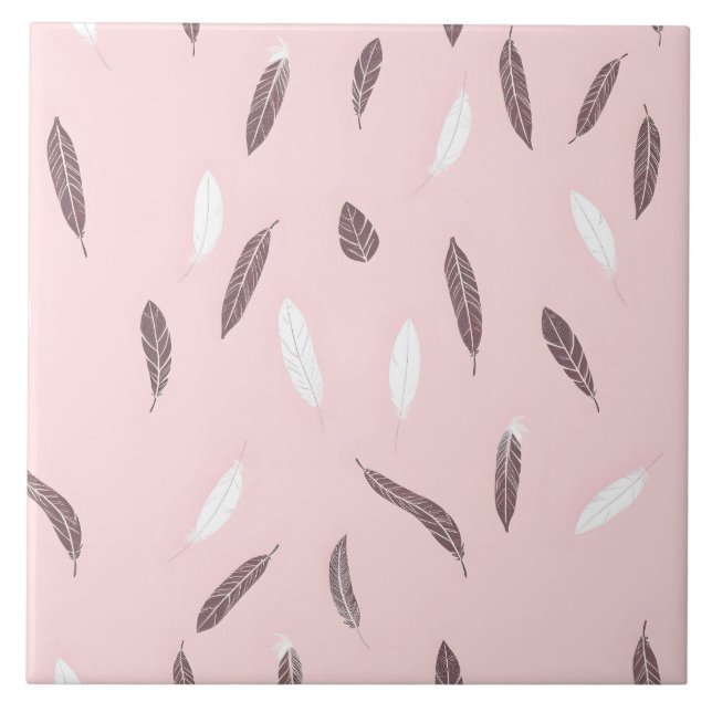 Azulejo Luxury Popular Feathers Boho Collection (Frente)