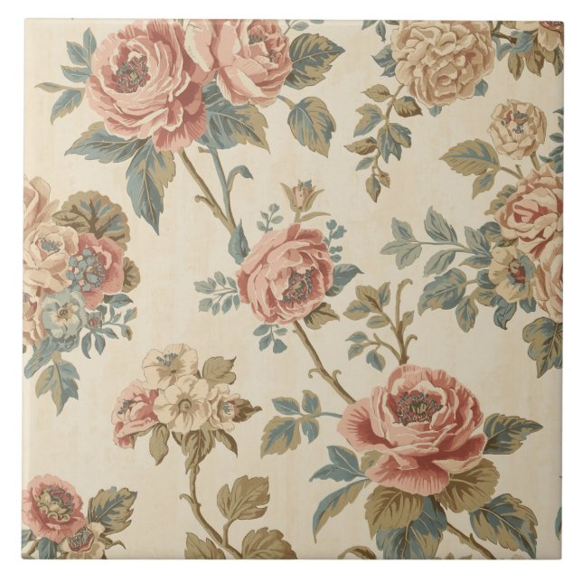 Azulejo Luxury Vintage Indira Floral (Frente)