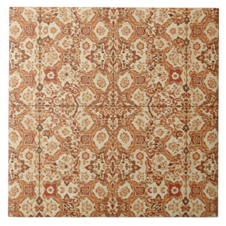 Azulejo Luxury Vintage Islamic Geometric Sand Terracotta 