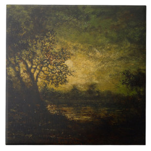 Azulejo Luz de luna (por Ralph Albert Blakelock)