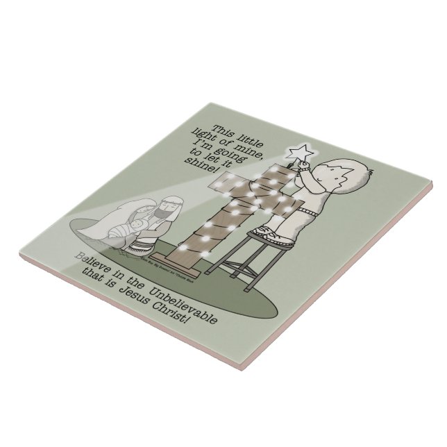 Azulejo Luz mía (Lado)