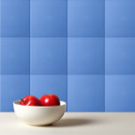 Azulejo Luz sólida azul índigo<br><div class="desc">Diseño azul índigo de luz sólida.</div>