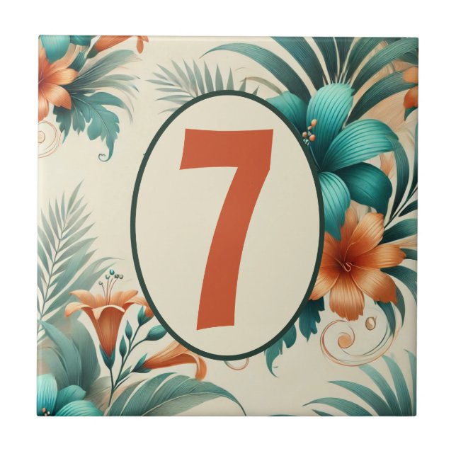 Azulejo Luz Tropical Personalizable (Frente)