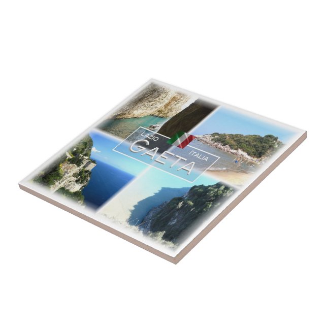 Azulejo LZO015 GAETA, Mosaic, Lazio, Italia, (Lado)