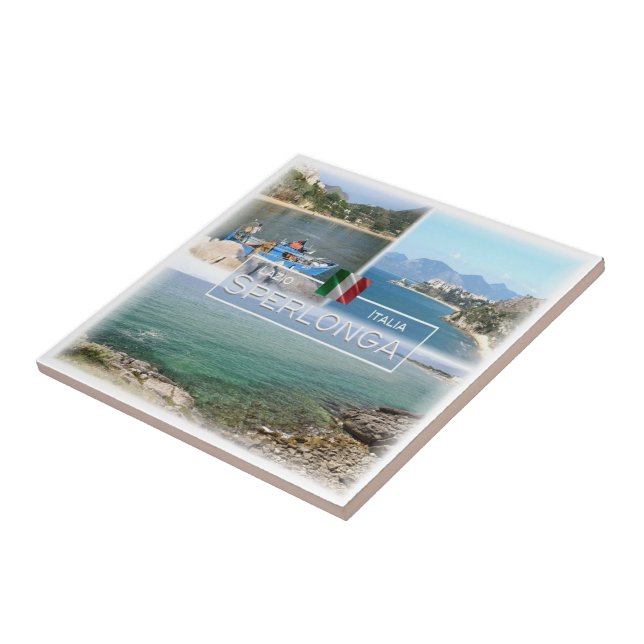 Azulejo LZO017 SPERLONGA, Mosaic, Lazio, Italia, (Lado)