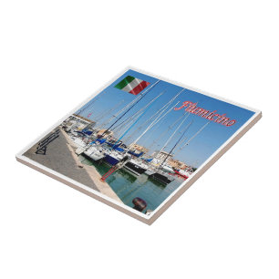 Azulejo LZO023 Puerto FIUMICINO, Italia,