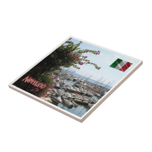 Azulejo LZO024 Puerto NETTUNO, Lazio, Italia,