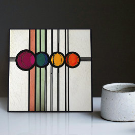 Azulejo Mackintosh Art Deco Resumen Decoración Floral Muro