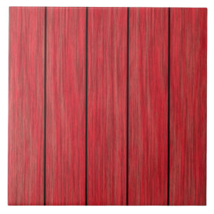 Azulejo madera roja fresca