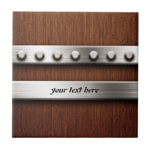 Azulejo Madera y Metalizado