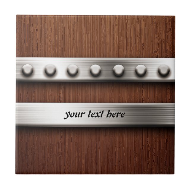 Azulejo Madera y Metalizado (Frente)