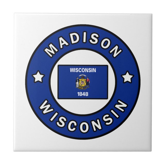 Azulejo Madison Wisconsin (Frente)