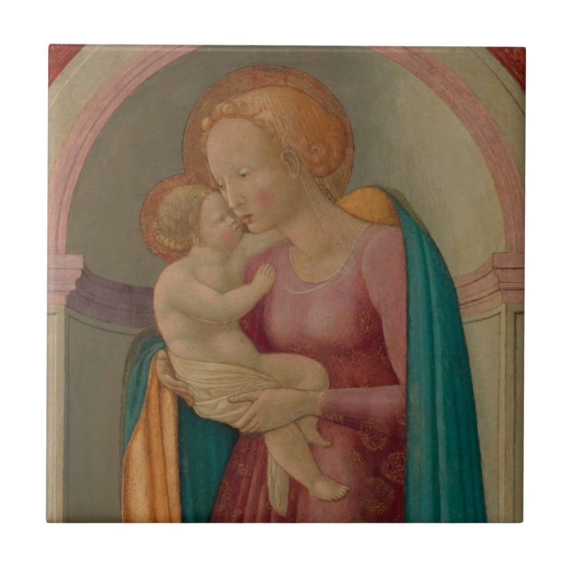 Azulejo Madonna y el niño (Frente)