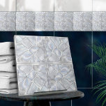 Azulejo Madre de la perla - Collage de las células N11<br><div class="desc">Esta magnífica baldosa es parte de mi colección Abalone Dream. Úsalo solo o en combinación con otras baldosas para crear un aspecto impresionante en el cuarto de baño o en la ducha, como por ejemplo mosaicos acentuados de azulejos detrás del mezclador o la bañera, o utilícelos para artesanías, mesa de...</div>