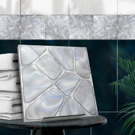 Azulejo Madre de la perla - Collage de las células N12