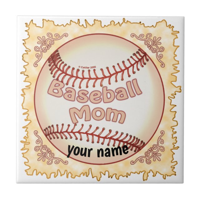 Azulejo Madre del béisbol (Frente)
