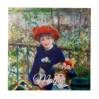 Azulejo Madre e hijo de Renoir