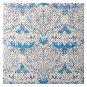 Azulejo Madreselva Azul (por William Morris)