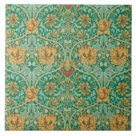Azulejo Madreselva y tulipán de William Morris 1876