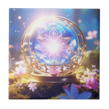 Magia Crystal Orb Art Tile