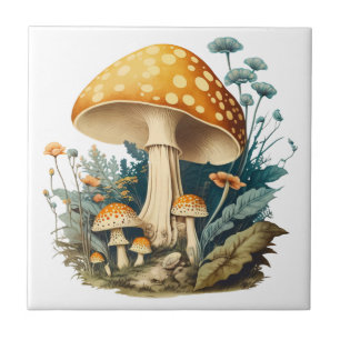 Azulejo Magia Mushrooms Tile