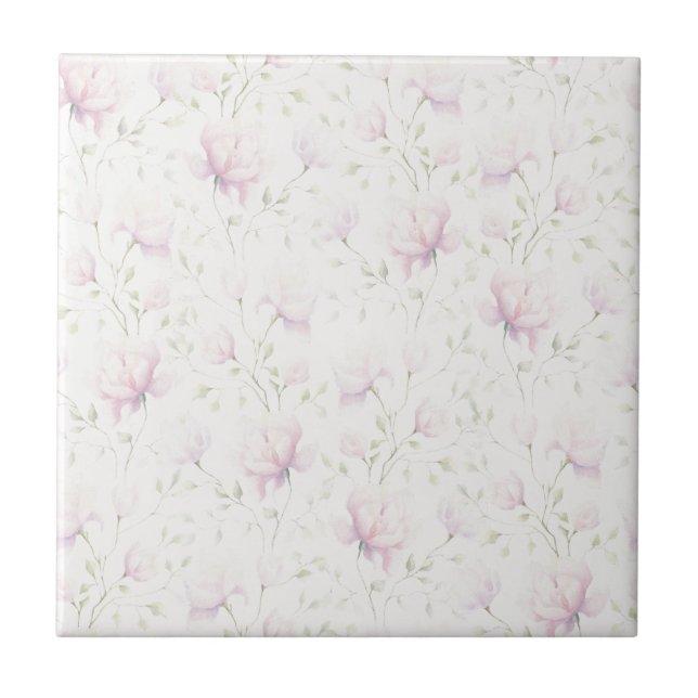 Azulejo Magnolia rosa (Frente)