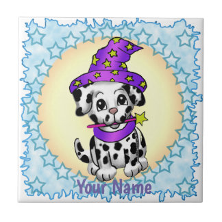 Azulejo Mago de hadas de perro