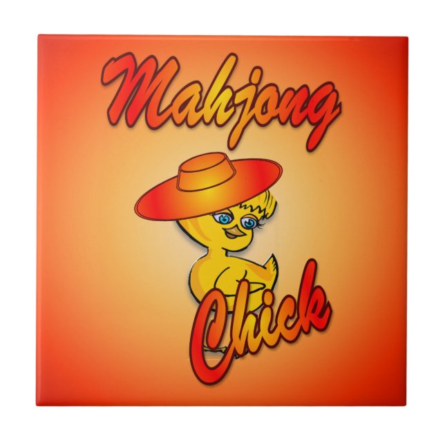 Azulejo Mahjong Chick #5 (Frente)