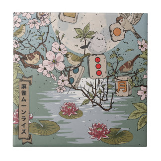 Azulejo Mahjong Salida de la Luna