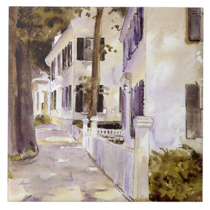 Azulejo Main Street, Nantucket, arte fino,