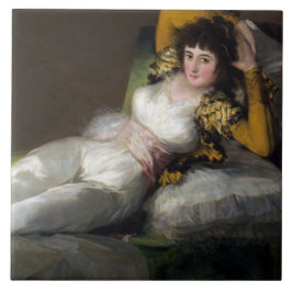 Azulejo Maja de tela (Belleza femenina ventilado)